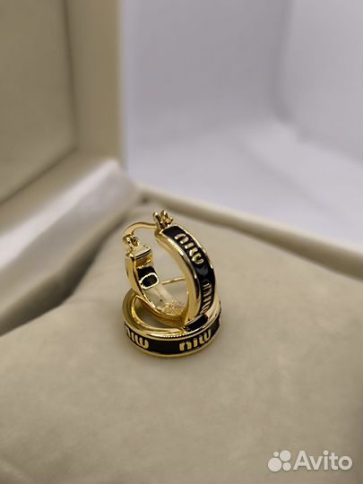 Серьги MIU Конго