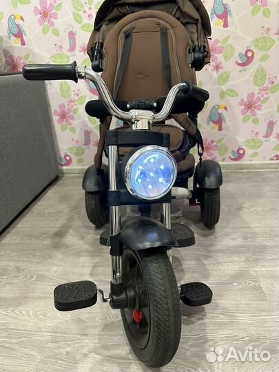 Велосипед коляска с ручкой