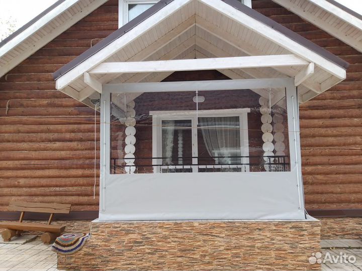 Мягкие окна пвх для террас и беседок