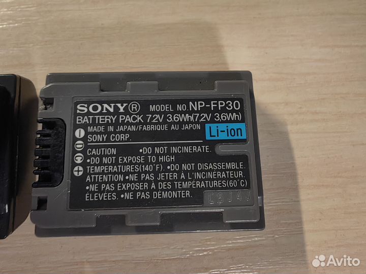 Аккумуляторы для видеокамеры sony