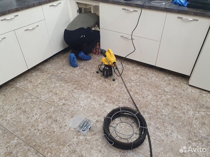 Прочистка труб канализации Устранение засоров