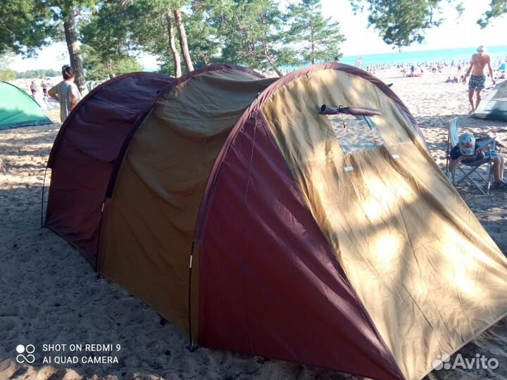 Палатка туристическая 4 местная с тамбуром
