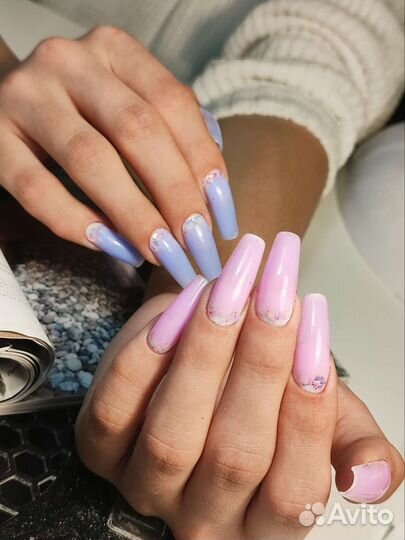 Наращивание ногтей/Маникюр с покрытием/Педикюр