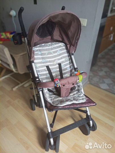 Коляска прогулочная Babyton City Coffie+матрасик