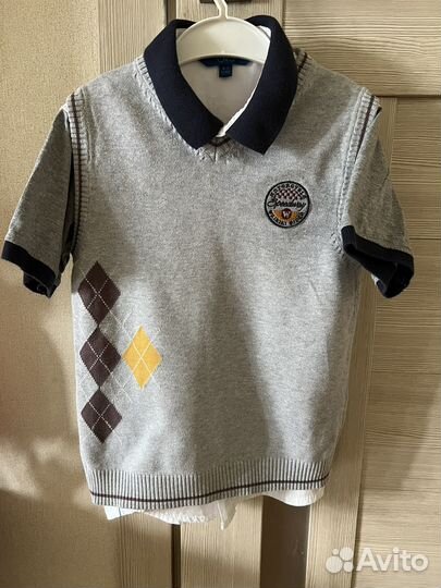 Рубашка с жилеткой 122