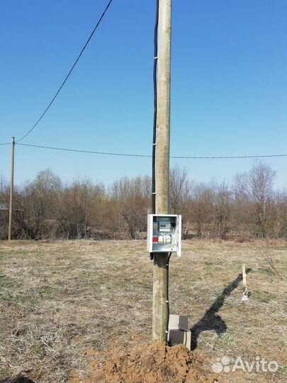 Электричество к участку. Опоры лэп. Проекты