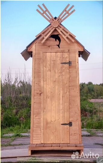 Уличный туалет с установкой PRO883
