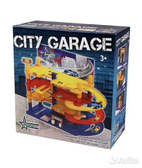 Игрушка парковка трек для машин Новая