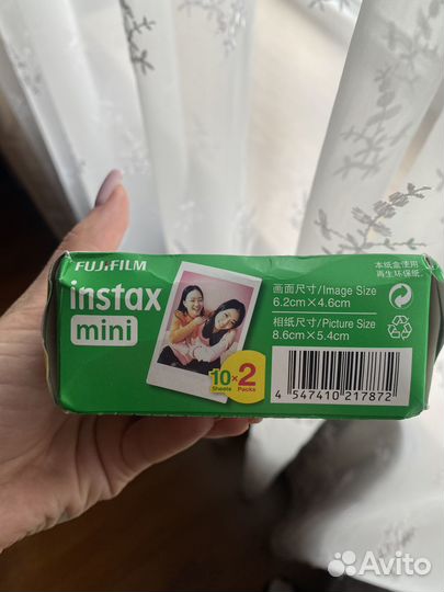 Картриджи для instax mini
