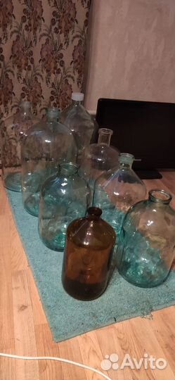 Бутыли стеклянные 20 литров