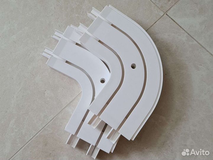 Карниз для штор потолочный 2-х рядный