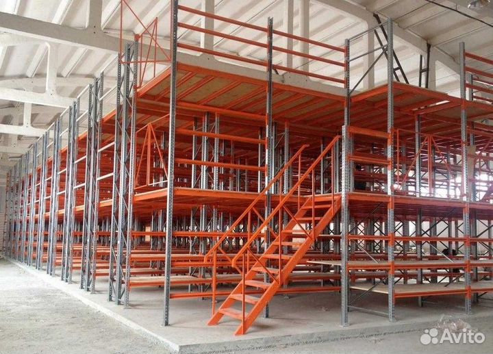 Мезонинные стеллажи