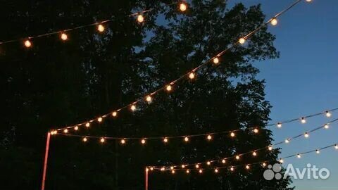 Гирлянда уличная для светодиодных ламп 