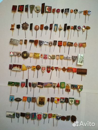 Значки СССР и др. стран (нечастые, тяжёлые)