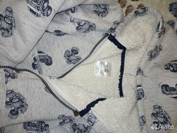 Флисовая кофта для мальчика 104