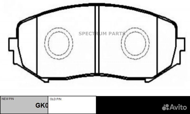 Колодки CTR GK0948 (CKS-8) CTR GK0948