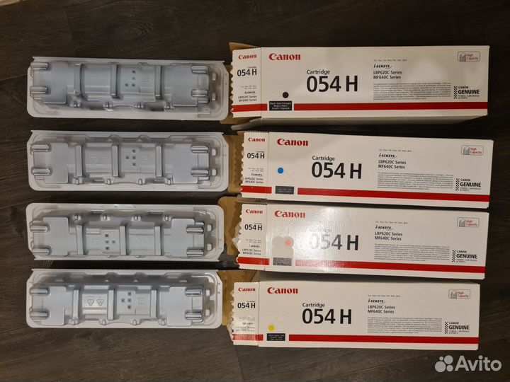 Комплект старт. картриджей canon 054 под заправку