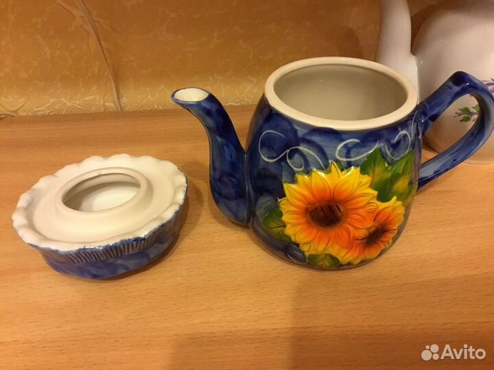 Чайник Дулево,сахарница Вербилки