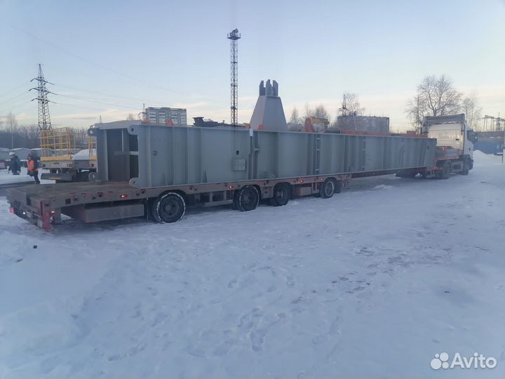 Перевозка негабаритных грузов. Аренда трала. Трал