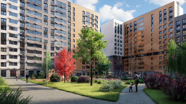 2-к. квартира, 58,8 м², 5/15 эт.