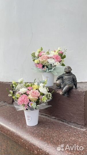 Нежные цветочные стаканчики