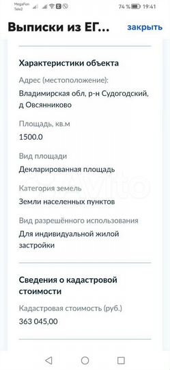 Участок 15 сот. (ИЖС)