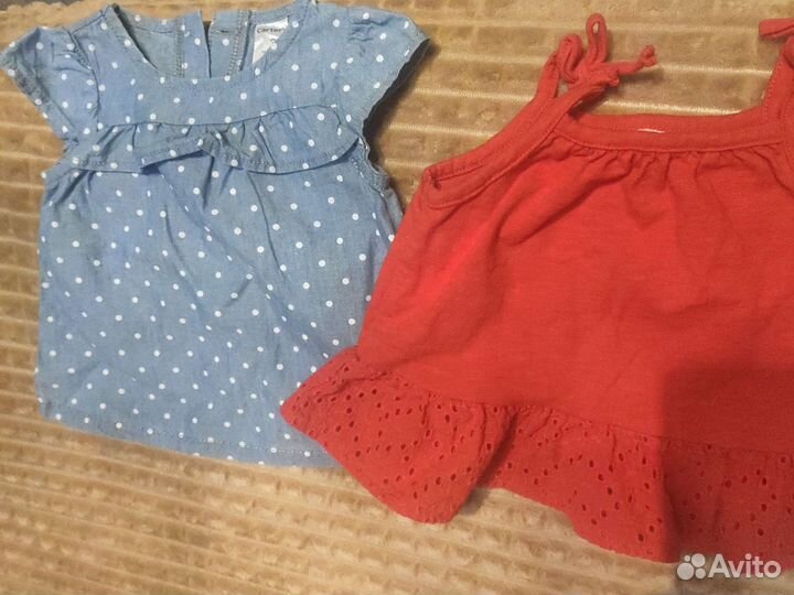 Вещи пакетом на девочку от 3 до 6 мес