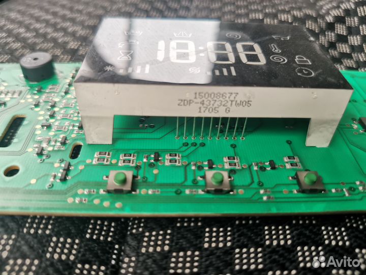 Плата индикации стиральной машинки