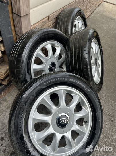 Резина/Шины 215/60 r16 hankook диски kia оригинал