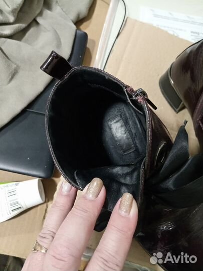 Ботильоны натуральная кожа 39