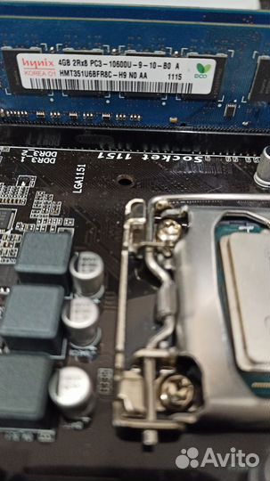 Комплект MB Gigabyte 1151 + CPU G4400+ 8Gb DDR3