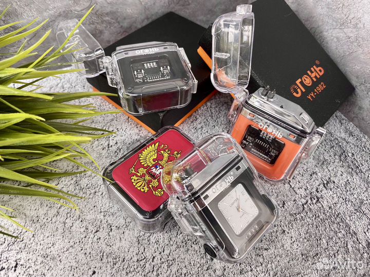 Мощная электрозажигалка с фонарём