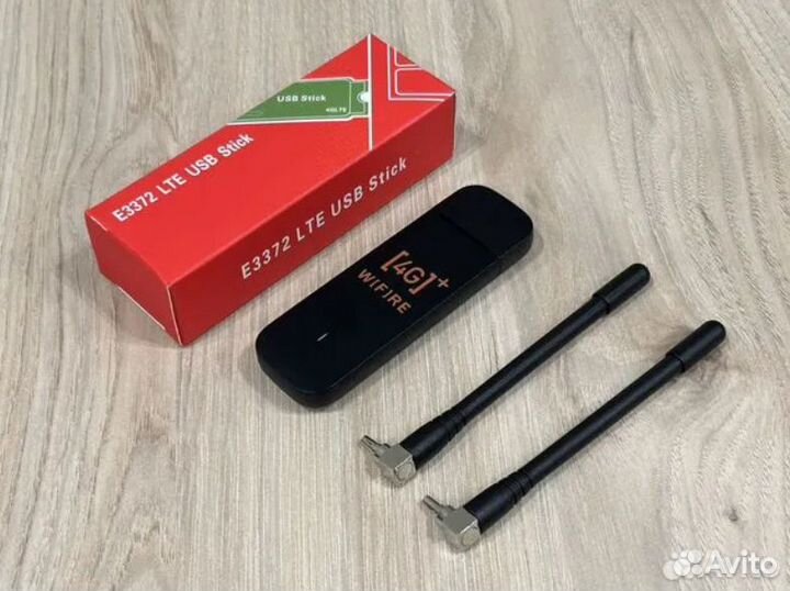 4G USB модем e3372-153h + Мини-антенны
