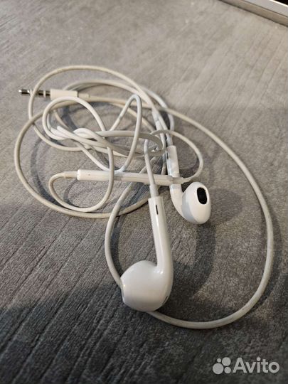 Наушники apple штекер mini jack, type-C