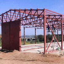 Каркас ангара 1000м², Омск