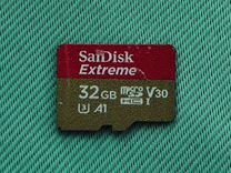 Карта памяти флеш SanDisk 3xtreme 32 gb micro SD