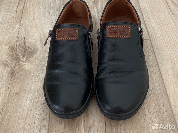Туфли кожаные