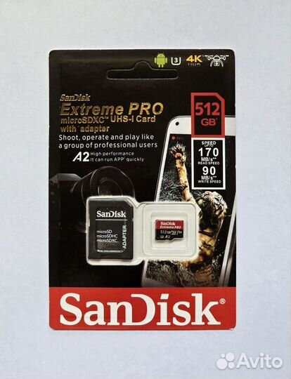 SanDisk Extreme PRO Micro SD 512GB Карта памяти