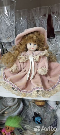 Кукла фарфоровая коллекционная Италия винтаж
