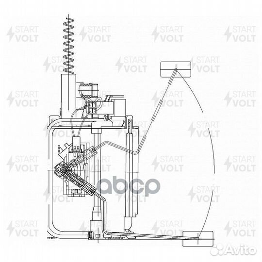 Насос топливный Mercedes-Benz C W203 (00) /CLK