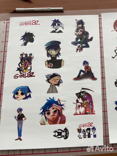 Наклейки, стикеры, реклама на авто плотерная резка