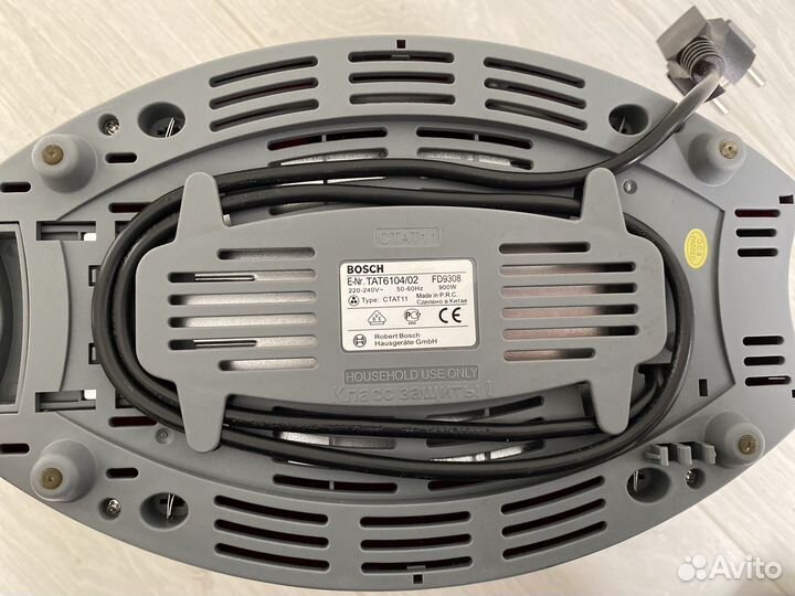 Тостер Bosch TAT6104/02 FD 9308