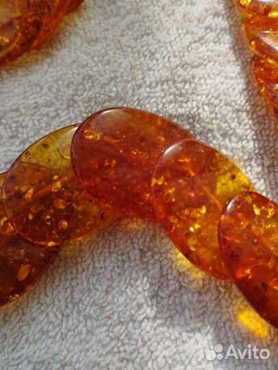 Янтарные бусы СССР