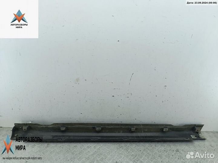 Накладка на порог наружная левая Opel Vectra C