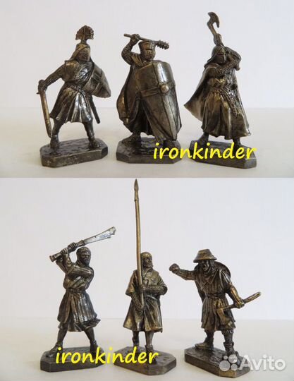 Солдатики из латуни, Тевтонцы, Индейцы, Самураи