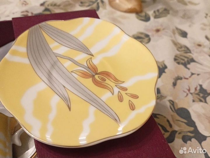 Кофейный набор фарфор на две персоны