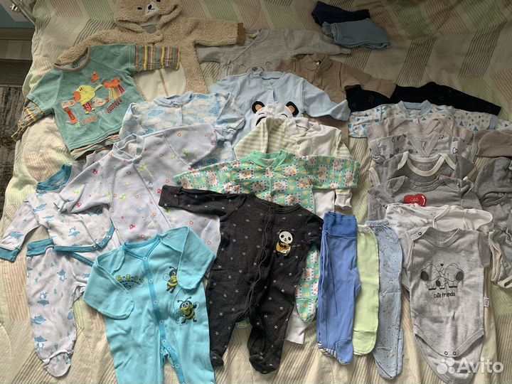 Пакет вещей для новорожденного