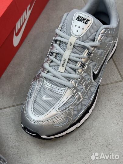 Кроссовки nike p 6000 metallic silver