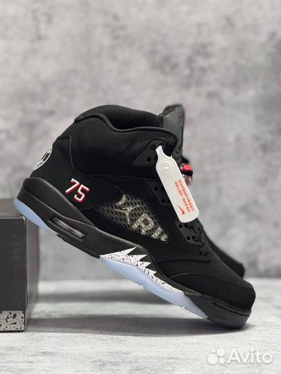 Кроссовки Nike Air Jordan 5 зимние (Арт.75953)