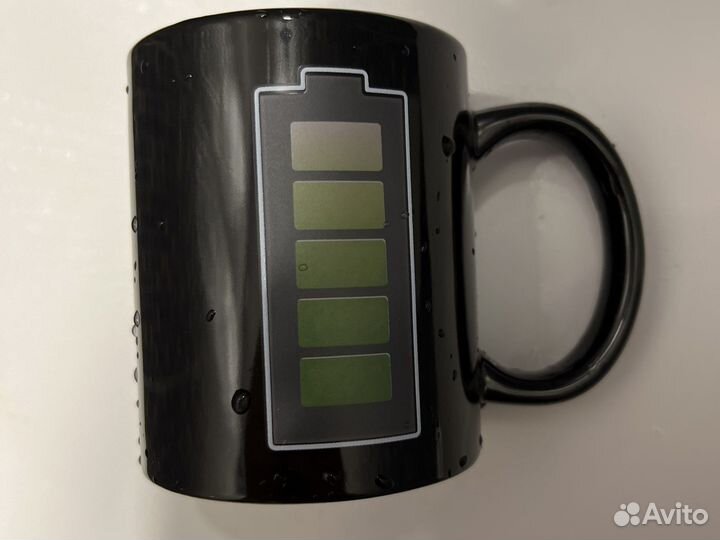 Кружка с индикатором нагрева